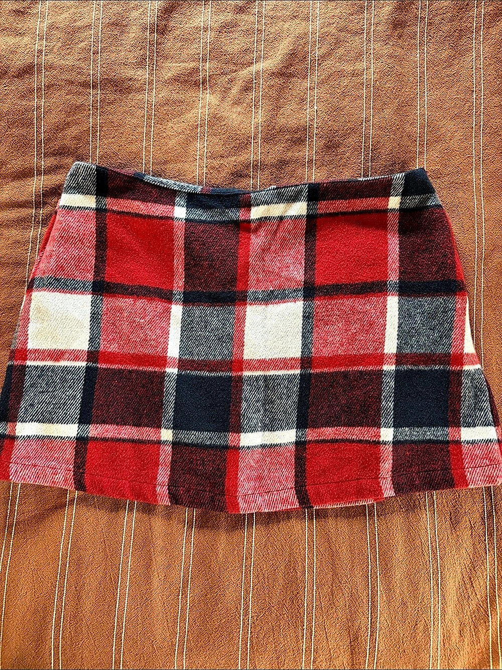 ALTAR’D STATE Plaid Mini Skort in Red & Blue Size Large